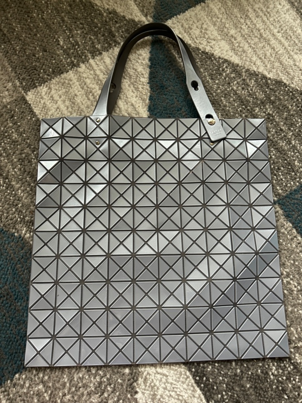 BAO BAO ISSEY MIYAKE Prism Tote Bag in blue